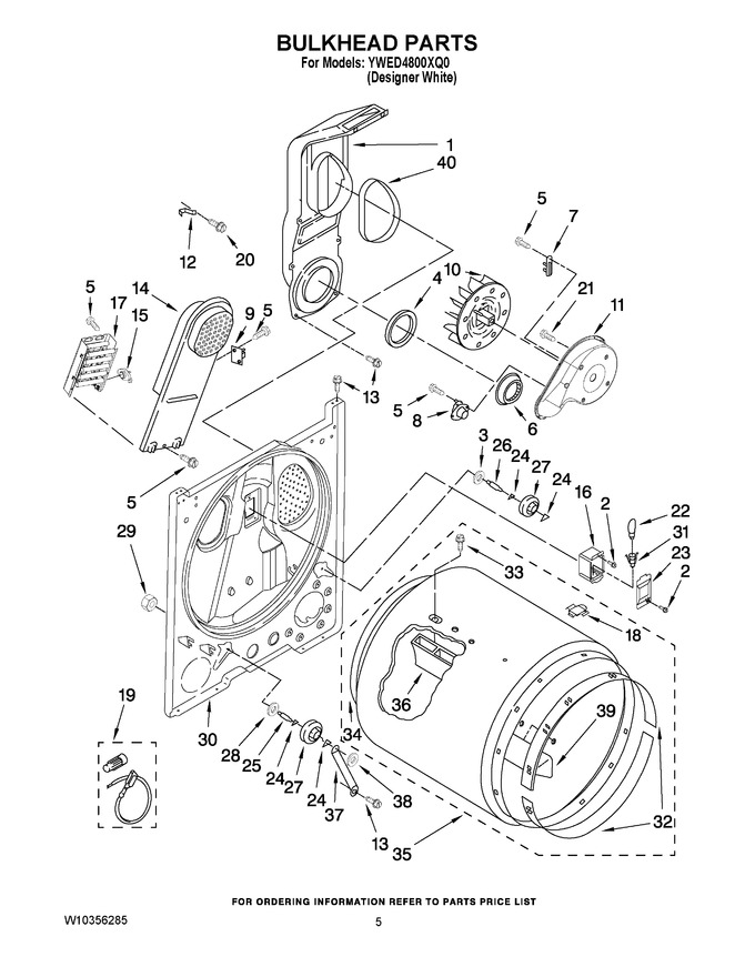 Diagram for YWED4800XQ0