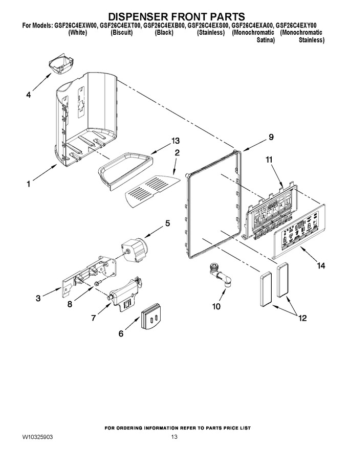 Diagram for GSF26C4EXW00