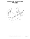 Diagram for 02 - Control Panel And Latch Parts
