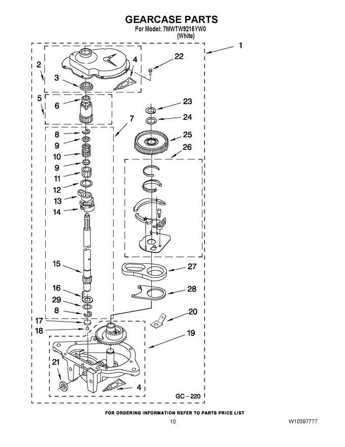 Diagram for 7MWTW9215YW0