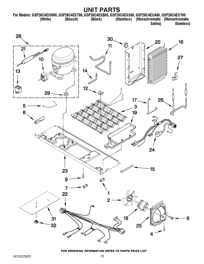 Diagram for GSF26C4EXW00