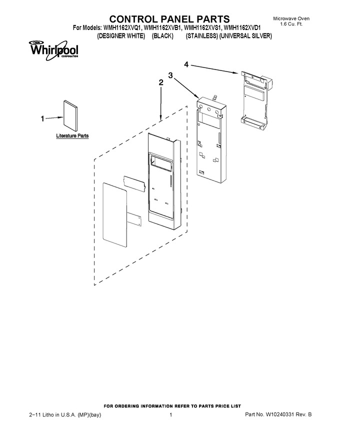 Diagram for WMH1162XVQ1