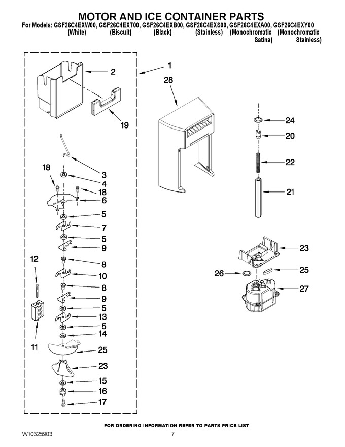 Diagram for GSF26C4EXA00