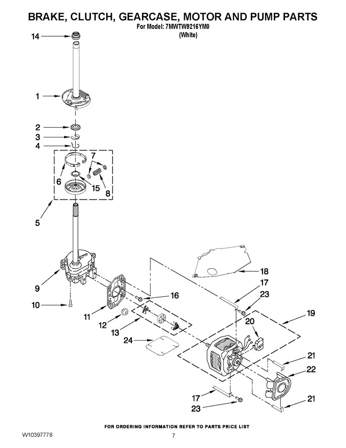 Diagram for 7MWTW9216YM0