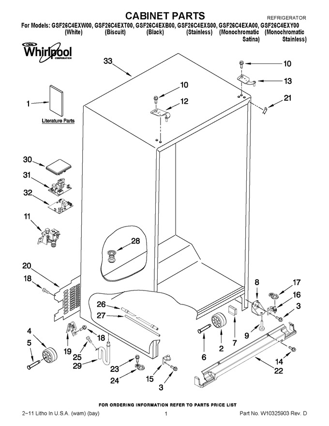 Diagram for GSF26C4EXA00