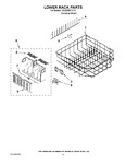 Diagram for 11 - Lower Rack Parts