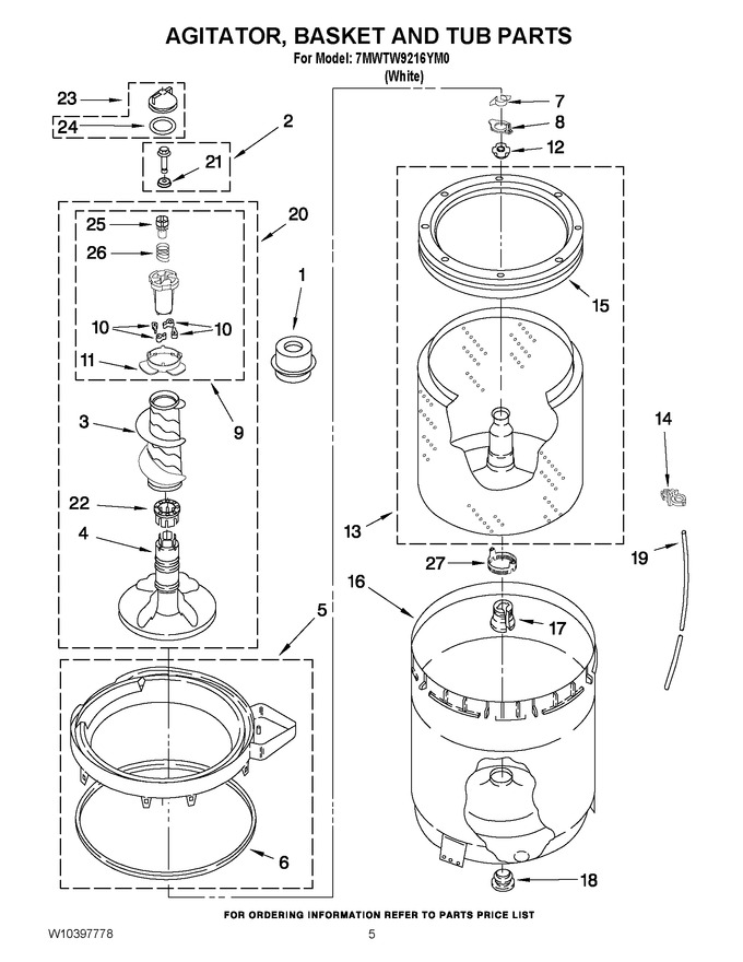 Diagram for 7MWTW9216YM0