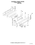 Diagram for 02 - Control Panel Parts