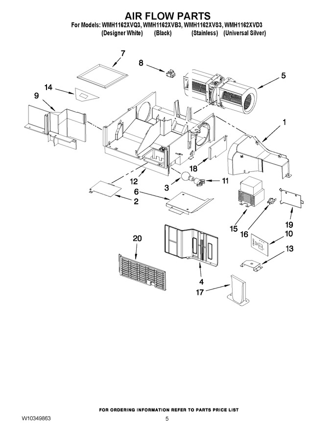 Diagram for WMH1162XVB3