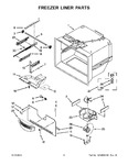 Diagram for 04 - Freezer Liner Parts