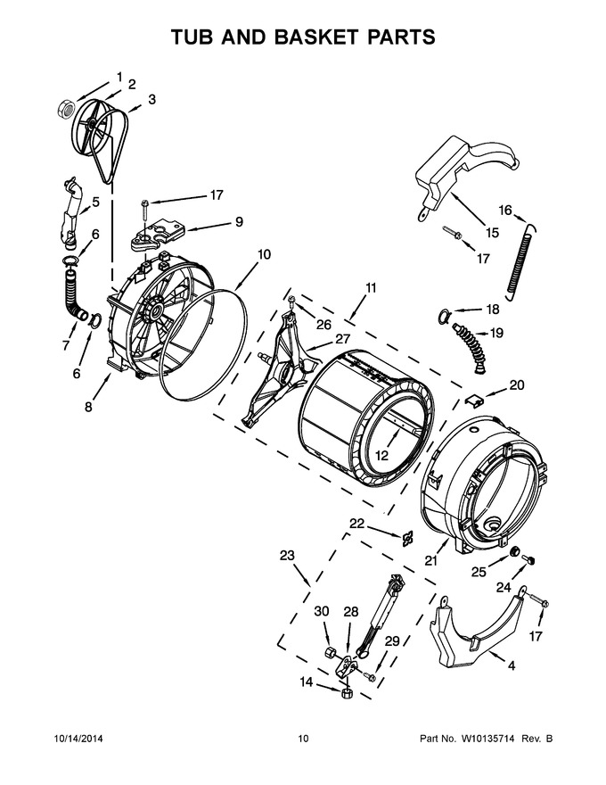 Diagram for MWFW8300SW02