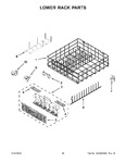 Diagram for 11 - Lower Rack Parts