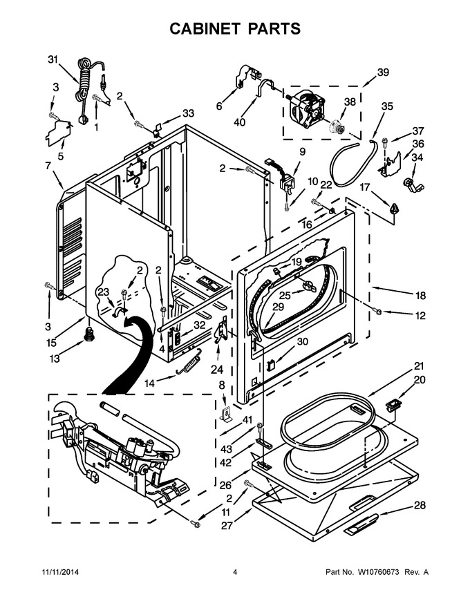 Diagram for WGD4915EW0