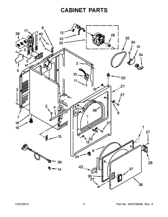 Diagram for YWED4915EW0