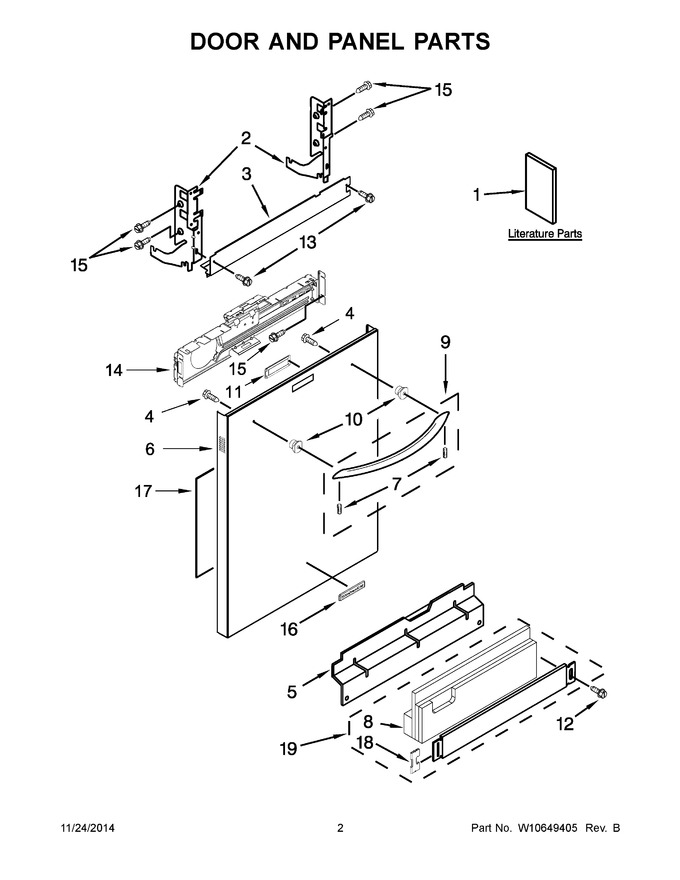 Diagram for KDTE504DSS0