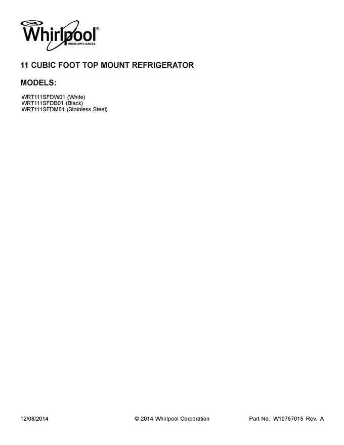 Diagram for WRT111SFDB01