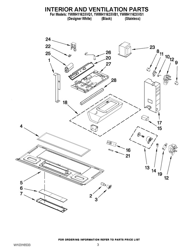 Diagram for YWMH1162XVS1