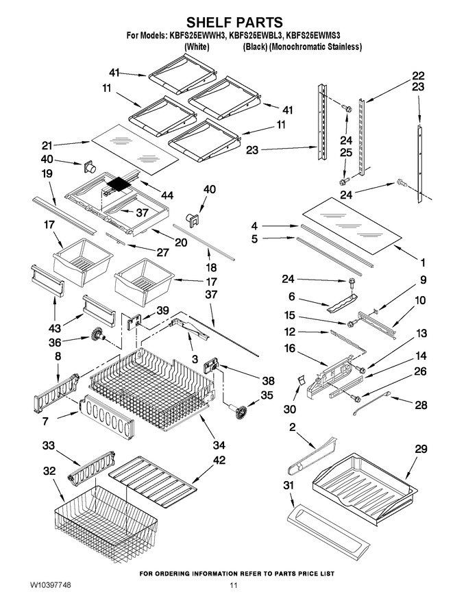 Diagram for KBFS25EWBL3