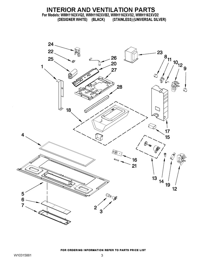 Diagram for WMH1162XVB2
