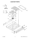 Diagram for 02 - Cooktop Parts