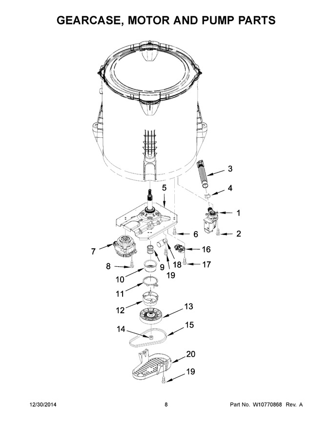 Diagram for WTW4810EW0