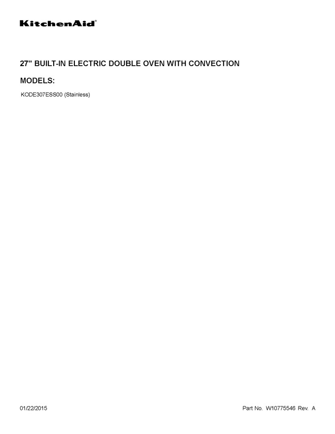 Diagram for KODE307ESS00
