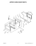Diagram for 05 - Upper Oven Door Parts