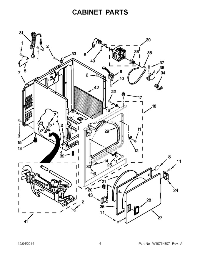 Diagram for WGD4810EW0