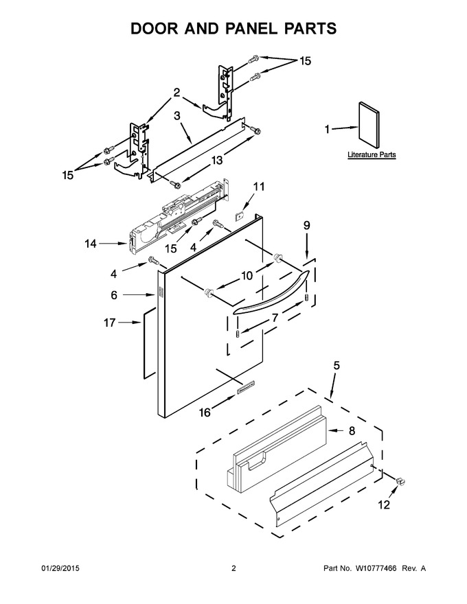 Diagram for KDTE104DWH1