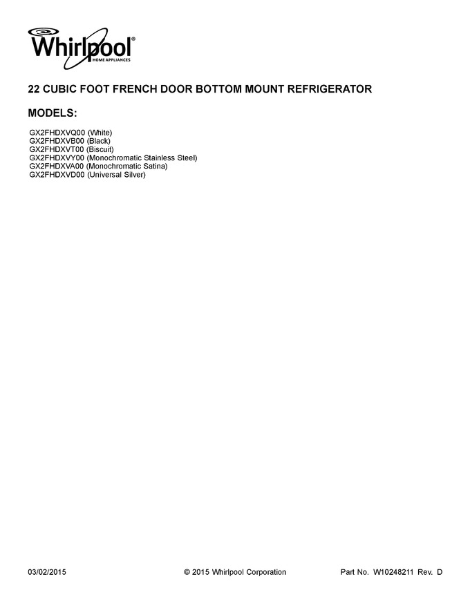Diagram for GX2FHDXVB00