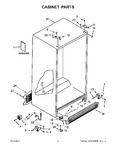 Diagram for 02 - Cabinet Parts
