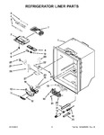 Diagram for 04 - Refrigerator Liner Parts