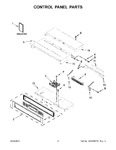 Diagram for 02 - Control Panel Parts