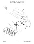 Diagram for 02 - Control Panel Parts