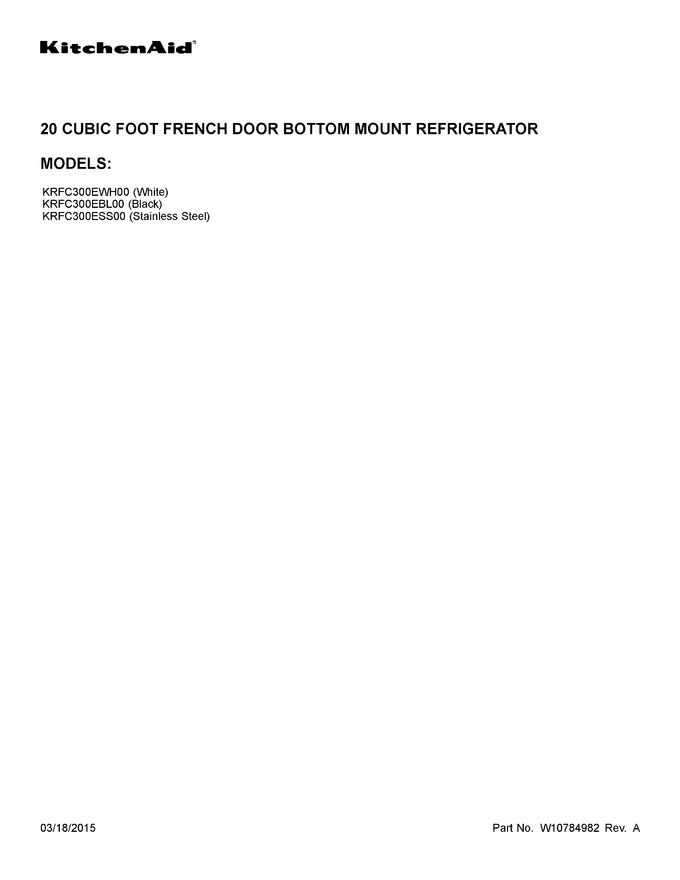 Diagram for KRFC300ESS00
