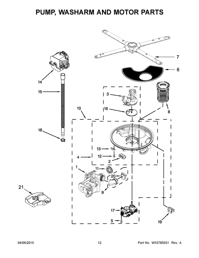 Diagram for KDTE204EWH0