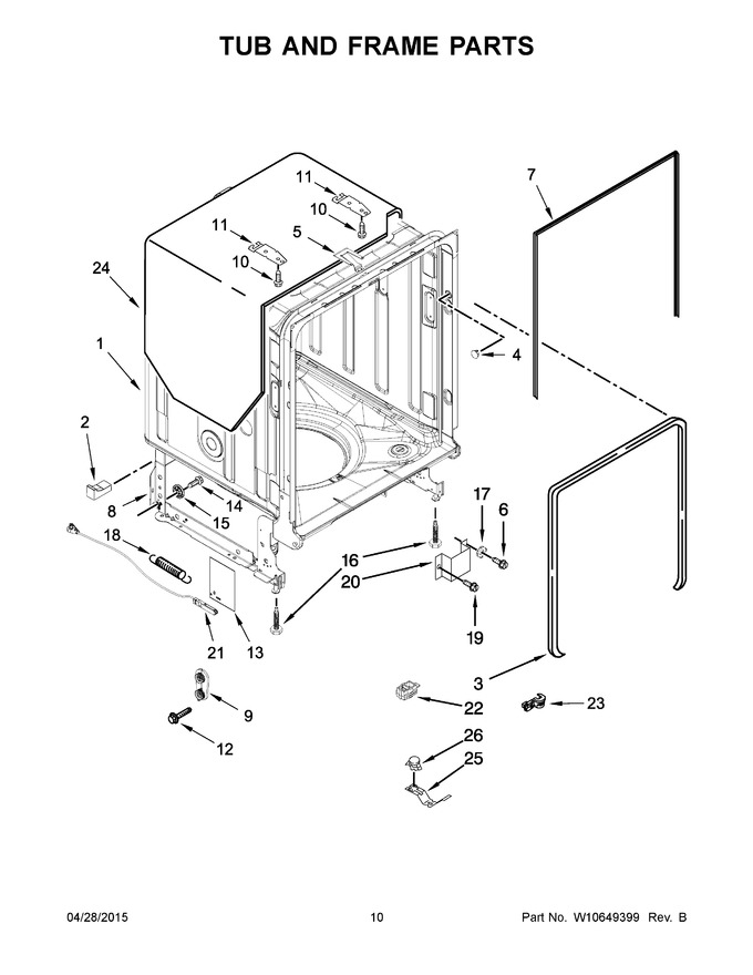 Diagram for KDTE304DBL0