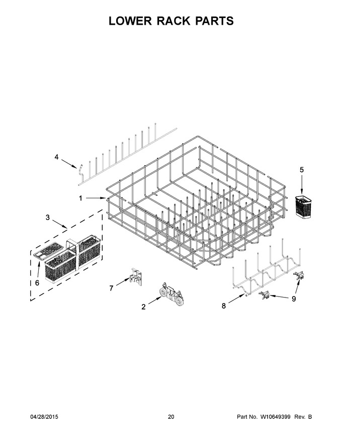 Diagram for KDTE304DWH0