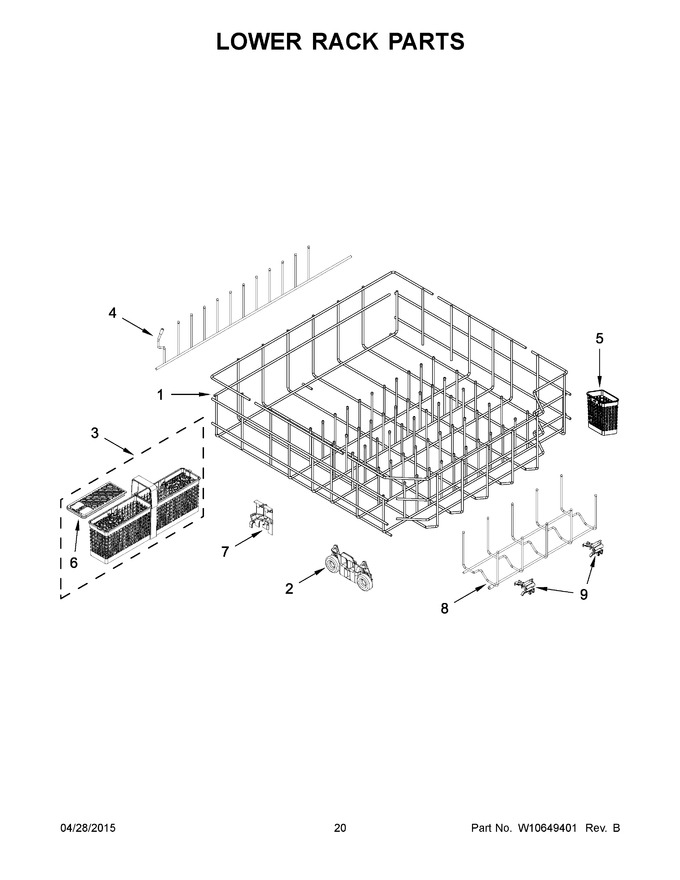 Diagram for KDTE334DBL0
