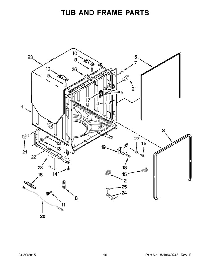 Diagram for WDF750SAYM3