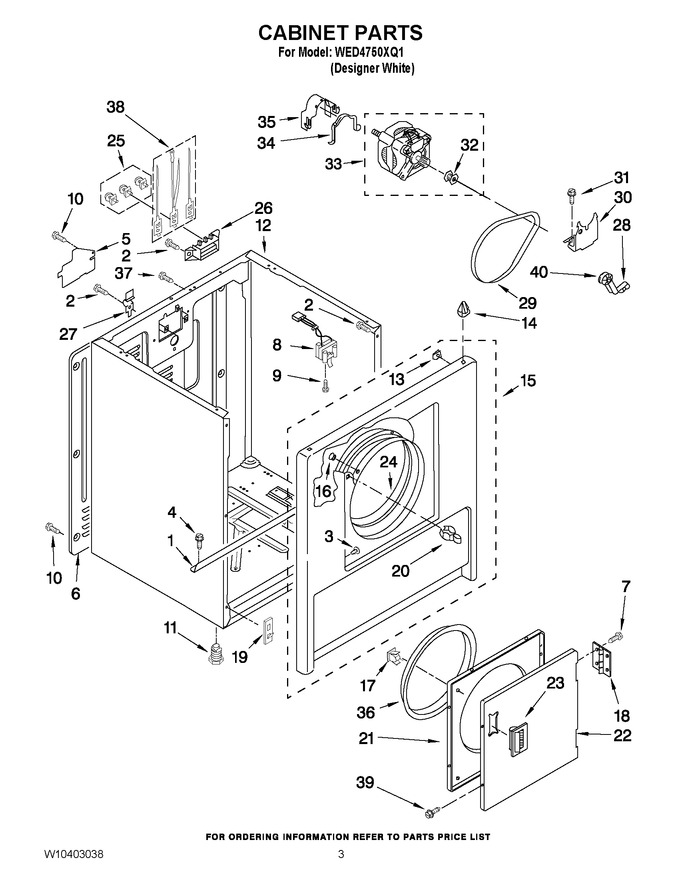 Diagram for WED4750XQ1