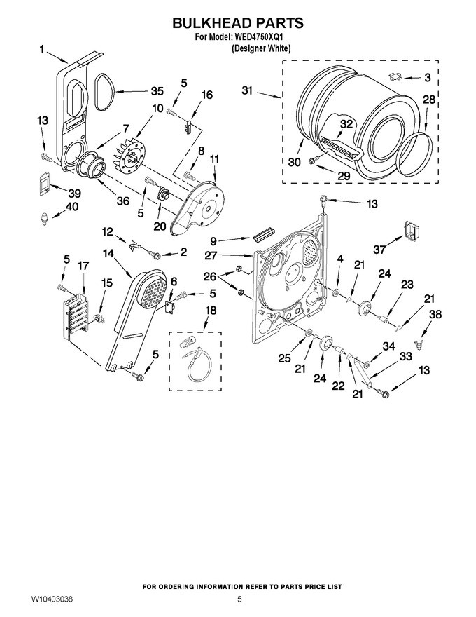 Diagram for WED4750XQ1
