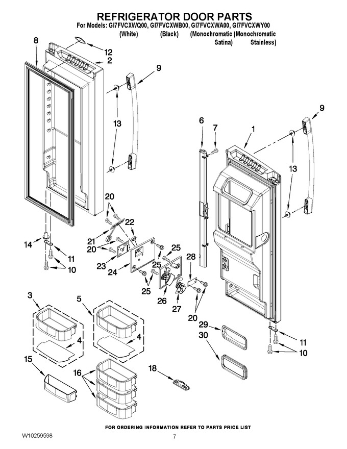 Diagram for GI7FVCXWB00