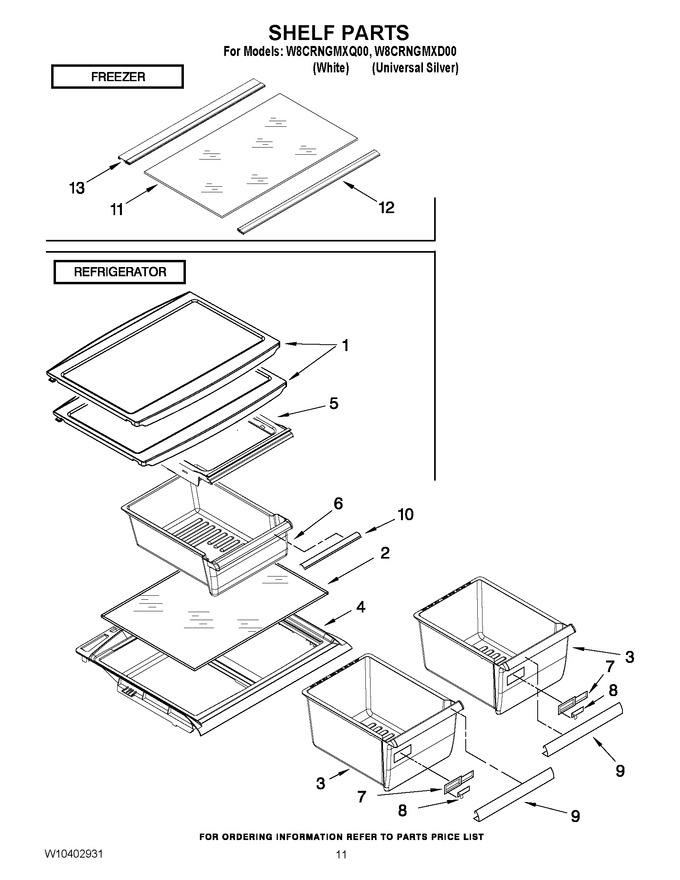 Diagram for W8CRNGMXD00