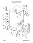 Diagram for 02 - Cabinet Parts