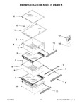 Diagram for 04 - Refrigerator Shelf Parts