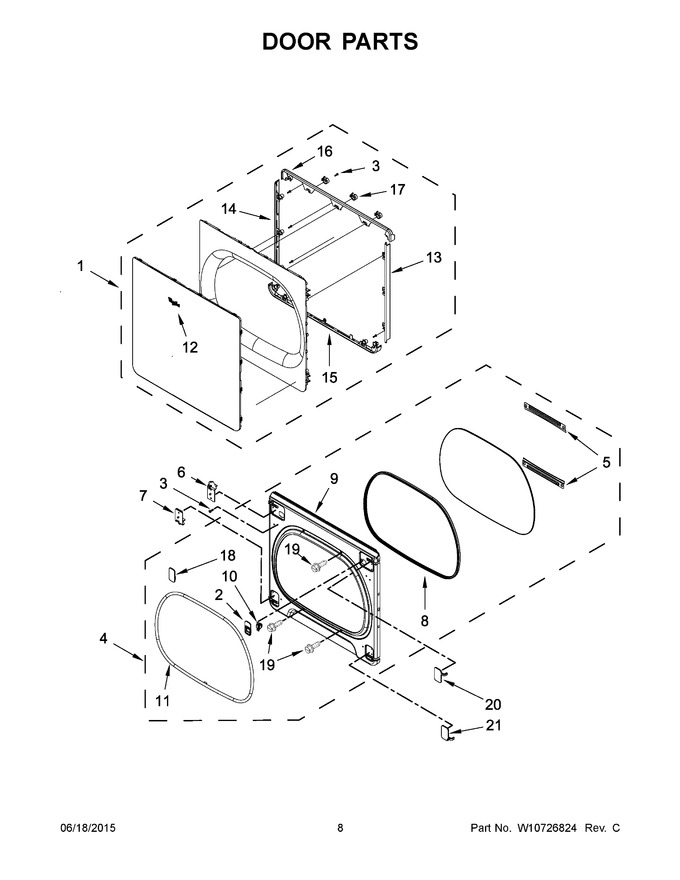 Diagram for YWED8500DC0