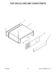 Diagram for 10 - Top Grille And Unit Cover Parts