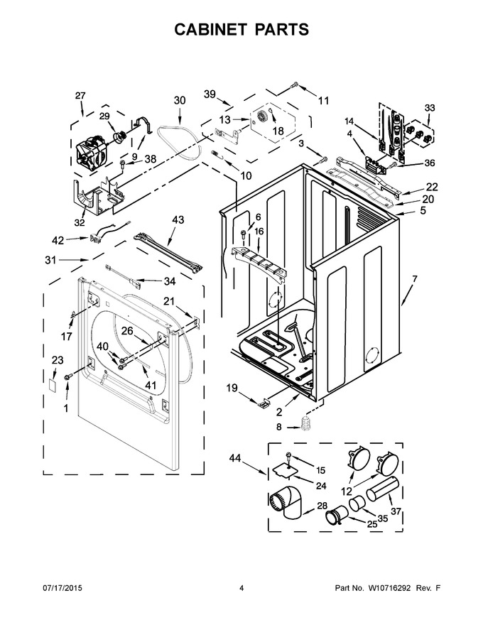 Diagram for WED8500DW0
