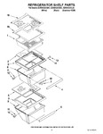 Diagram for 03 - Refrigerator Shelf Parts